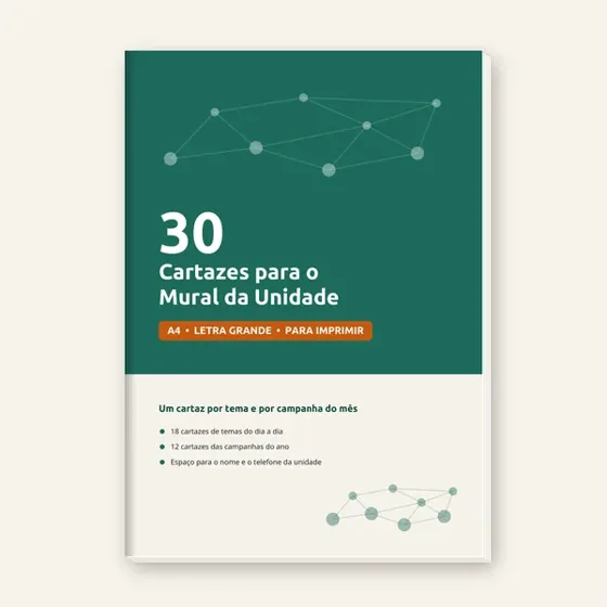 Capa dos 30 Cartazes para o Mural