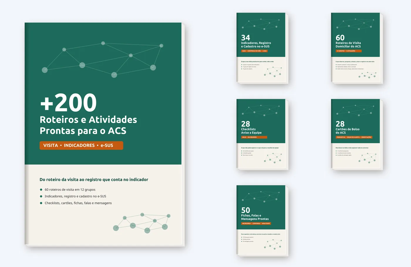 Os 5 cadernos do Plano Essencial